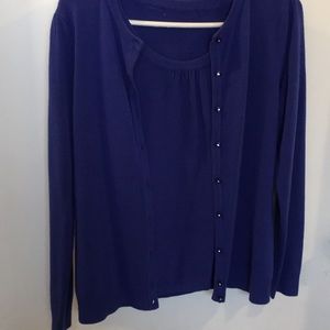 Royal blue Luxe 360 sweater set